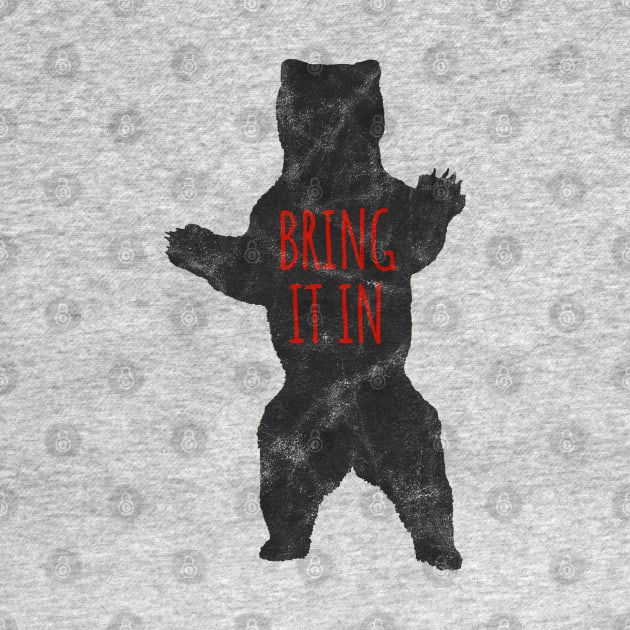 Bring It In Bear Hug vintage design by MalmoDesigns